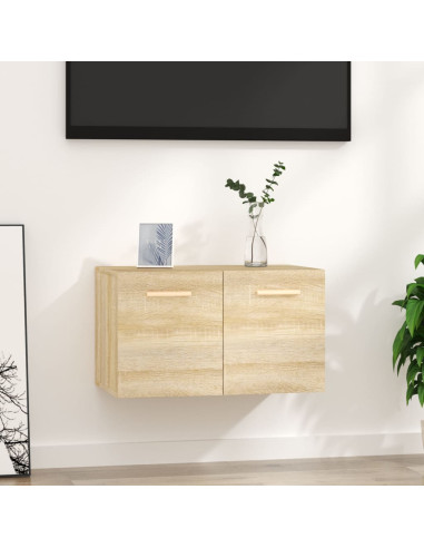 Mobile a Parete Rovere Sonoma 60x36,5x35 cm Legno Multistrato