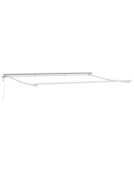 Struttura della tenda elettrica retrattile Bianco 5 × 3,5 m