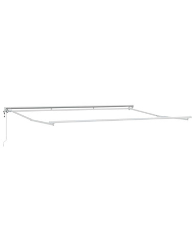 Struttura della tenda elettrica retrattile Bianco 4,5 × 3,5 m