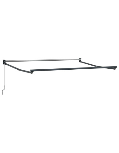 Telaio per tende da sole retrattile manuale Antracite 2,5 x 2 m