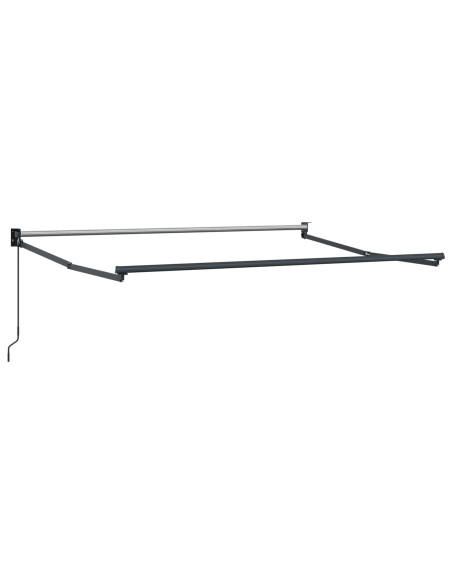 Telaio per tende da sole retrattile manuale Antracite 3 x 2 m