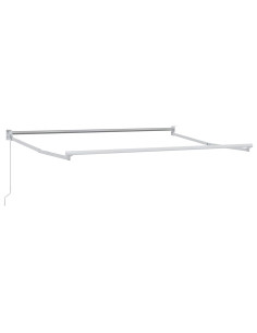 Telaio per tende da sole retrattile manuale Bianco 3,5 x 2 m
