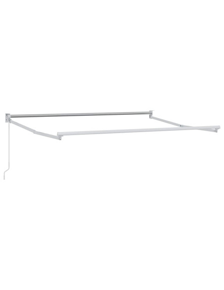 Telaio per tende da sole retrattile manuale Bianco 3,5 x 2 m