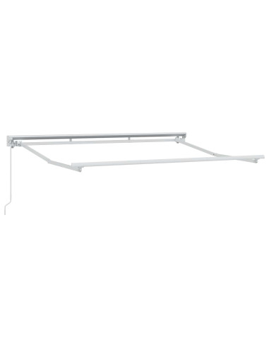 Telaio di tenda manuale Regolabile Bianco 3 x 2,5 m Acciaio