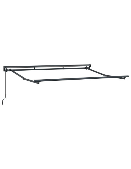Telaio di tenda manuale Regolabile Antracite 3 x 2 m Acciaio