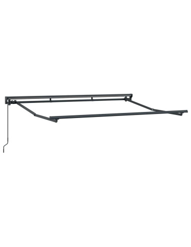 Telaio di tenda manuale Regolabile Antracite 3,5 x 2 m Acciaio