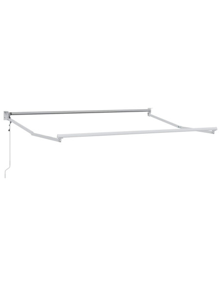 Struttura della tenda elettrica retrattile Bianco 3,5 x 2 m