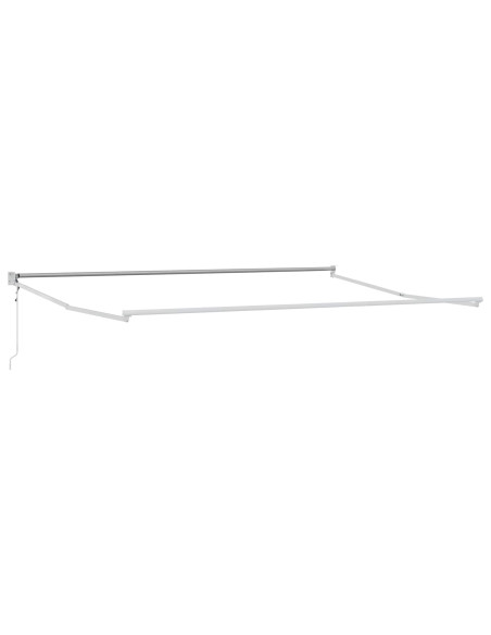 Struttura della tenda elettrica retrattile Bianco 4 x 2 m