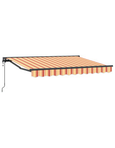 Tettuccio Elettrico Retrattile Giallo, Arancione e Bianco