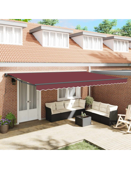 Struttura della tenda Borgogna 500 × 300 cm