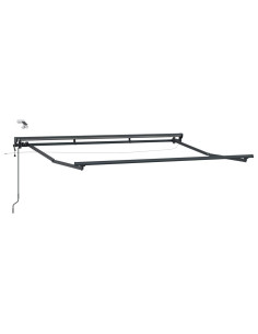 Telaio tenda elettrica con LED Antracite 3,5 x 2 m Alluminio