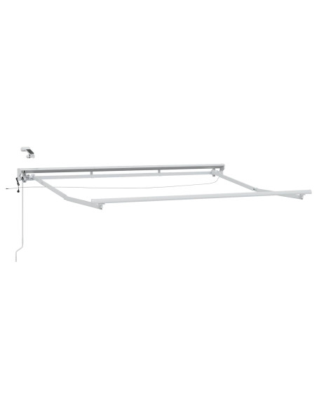 Telaio tenda elettrica con LED Bianco 3,5 x 2 m Alluminio