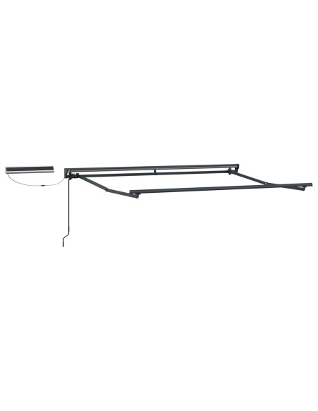 Struttura della tenda elettrica retrattile Antracite 3,5 x 2 m