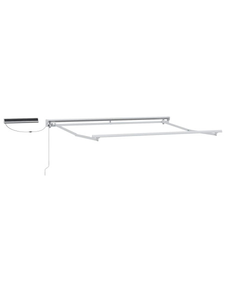 Struttura della tenda elettrica retrattile Bianco 3,5 x 2,5 m