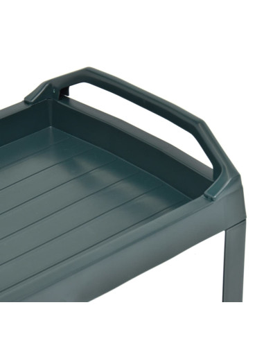 Carrello per Bevande Verde 69x53x72 cm in Plastica
