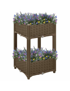 Fioriera Rialzata 40x40x71 cm in Polipropilene