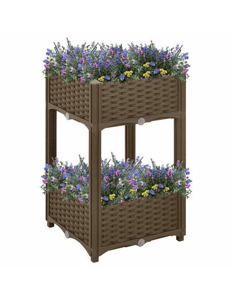 Fioriera Rialzata 40x40x71 cm in Polipropilene