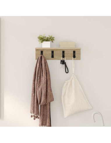 Appendiabiti a muro Rovere Sonoma 40 x 10,5 x 10,5 cm