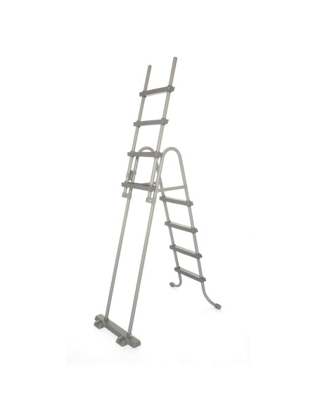 Bestway Scaletta di Sicurezza per Piscine a 4 Gradini Flowclear 122 cm