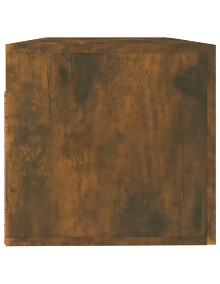 Mobile a Parete Rovere Fumo 100x36,5x35 cm in Legno Multistrato