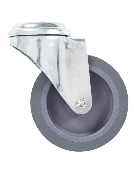 Ruote Girevoli con Foro per Bullone 32 pz 75 mm