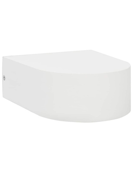 Lampade da Parete da Esterno 2 pz 11 W Bianche Rotonde