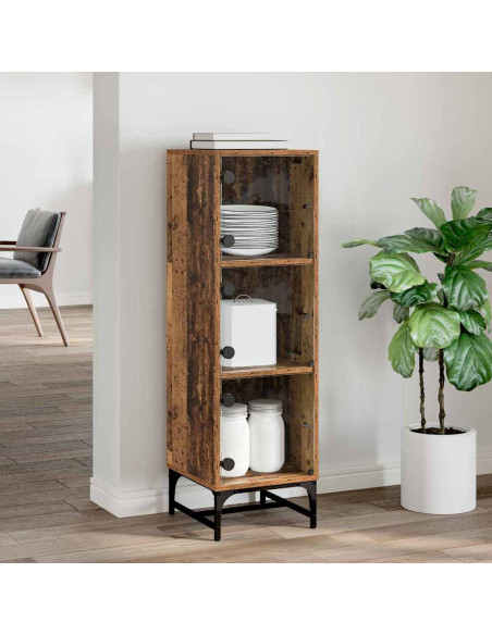 Credenza Legno vecchio 35 x 37 x 117 cm