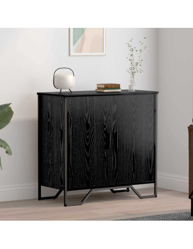 Credenza Rovere Nero 78 x 35 x 74.5 cm