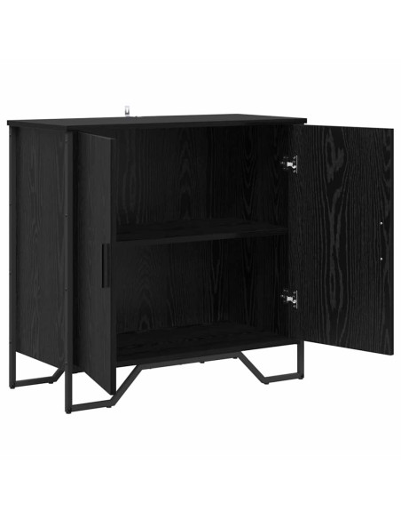 Credenza Rovere Nero 78 x 35 x 74.5 cm