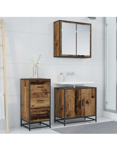 Credenza Legno vecchio 35.5 x 35 x 76 cm