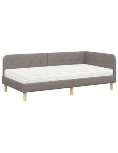 Cornice del letto ad angolo Talpa 90 x 200 cm Tessuto 2