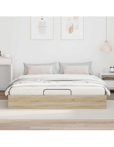 Letto ottomano Rovere Sonoma 193 x 120 x 25 cm Truciolare