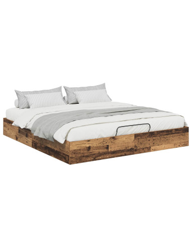 Letto ottomano Legno vecchio 193 x 120 x 25 cm Truciolare