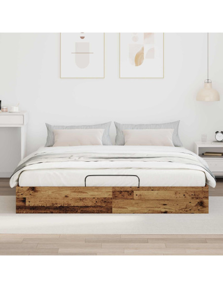 Letto ottomano Legno vecchio 193 x 120 x 25 cm Truciolare