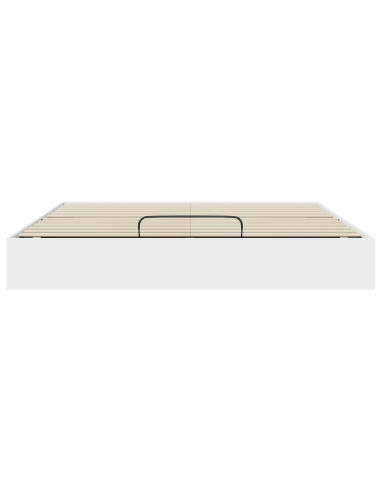 Letto ottomano Bianco 193 x 120 x 25 cm Truciolare