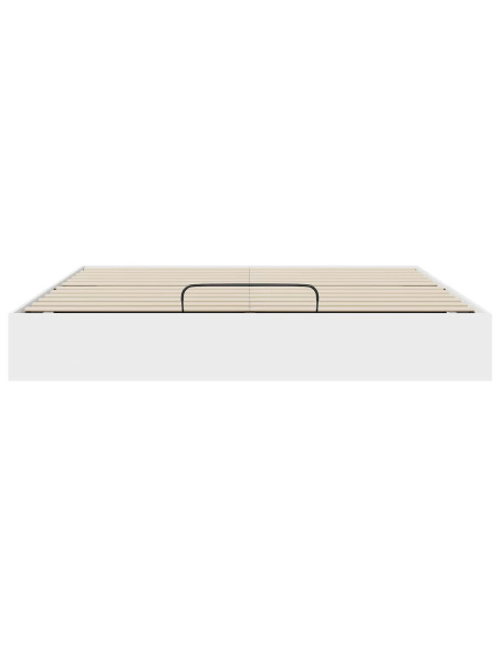 Letto ottomano Bianco 193 x 120 x 25 cm Truciolare
