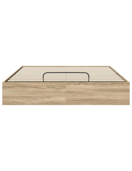 Letto ottomano Rovere Sonoma 193 x 120 x 25 cm Truciolare
