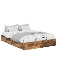 Letto ottomano Legno vecchio 193 x 120 x 25 cm Truciolare 2