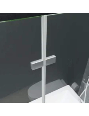 Box Doccia Pieghevole a Libro 2 Pannelli in ESG 120x140 cm