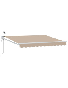 Tettuccio Elettrico Retrattile Beige 3,5 x 2,5 m