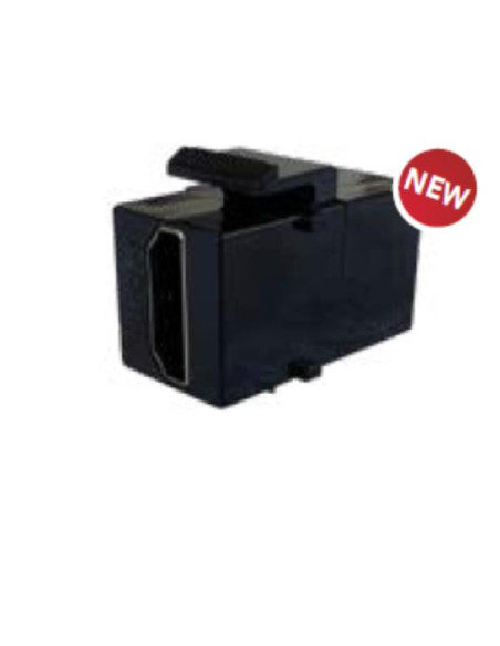 ACCOPPIATORE HDMI KEYSTONE NERO