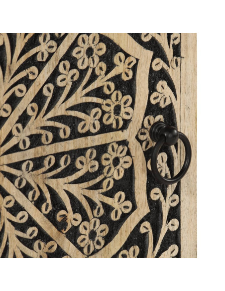 Credenza 40x33x75 cm in Legno Massello di Mango