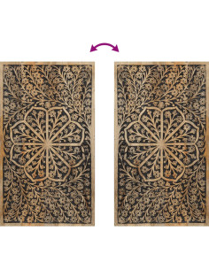 Set Mobili da Bagno 3pz in Legno Massello di Mango