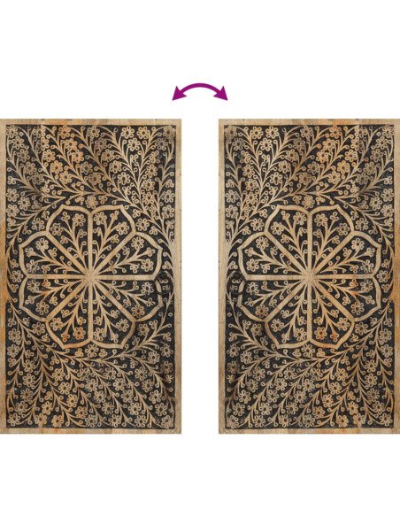 Set Mobili da Bagno 3pz in Legno Massello di Mango