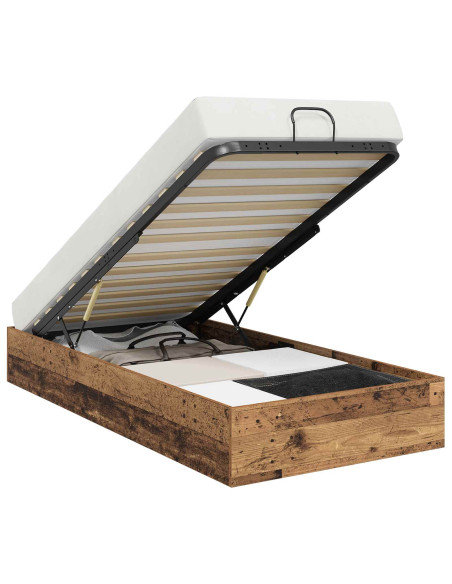 Letto ottomano Legno vecchio 193 x 120 x 25 cm Truciolare