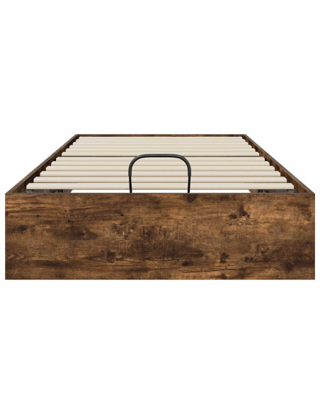Letto ottomano Rovere fumé 193 x 120 x 25 cm Truciolare