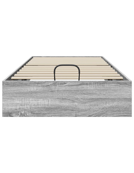 Letto ottomano Grigio Sonoma 80,5 x 200 cm Legno multistrato