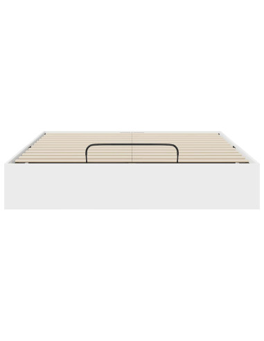 Letto ottomano Bianco 193 x 120 x 25 cm Truciolare