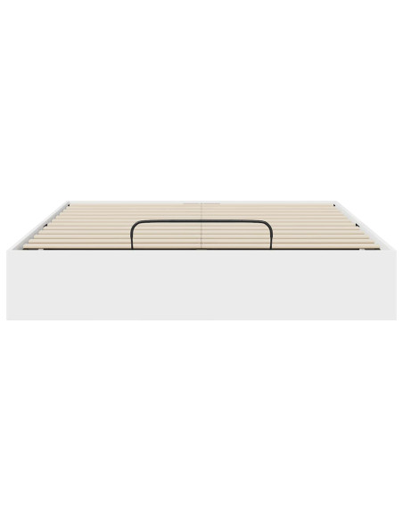 Letto ottomano Bianco 193 x 120 x 25 cm Truciolare