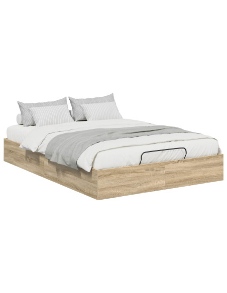 Letto ottomano Rovere Sonoma 193 x 120 x 25 cm Truciolare